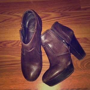 Brown Gianni Bini Ankle Boots